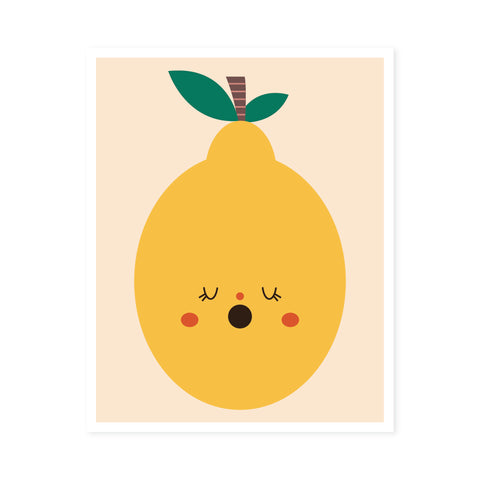 Affiche Citron roupillon